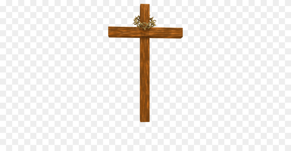 Christian Wooden Cross Clipart, Symbol, Crucifix Png Image