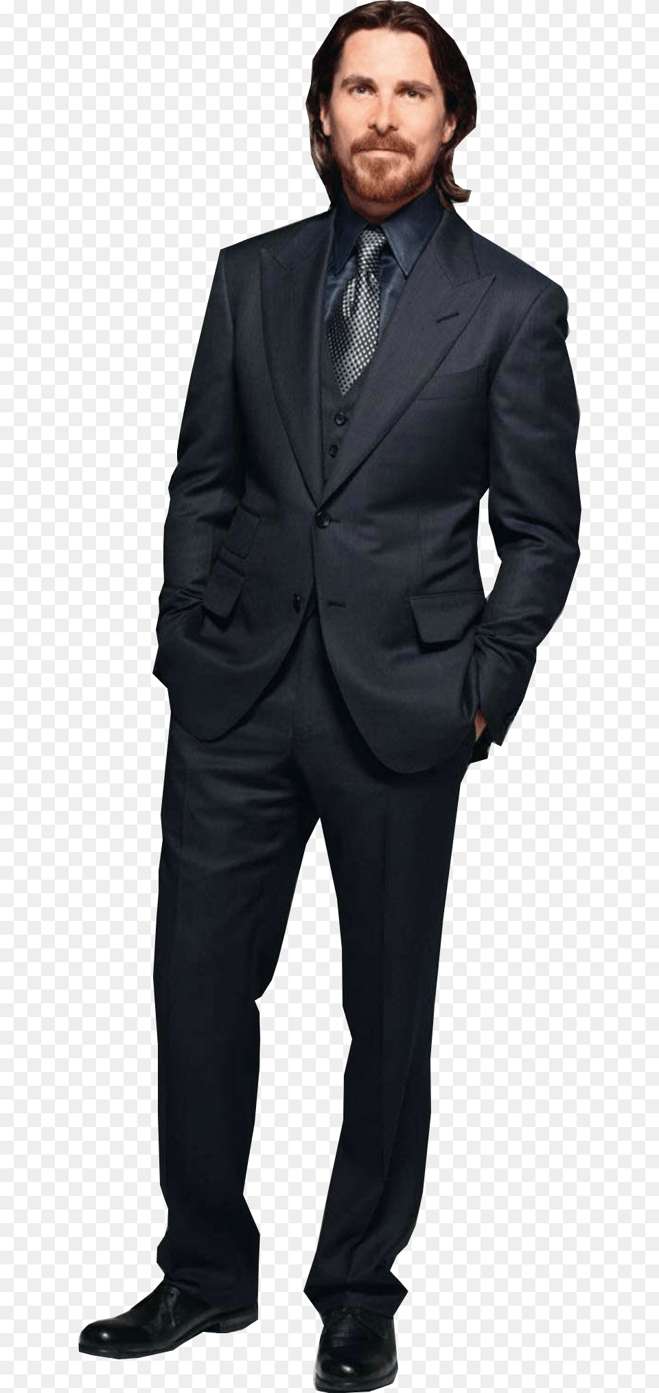 Christianbale Christian Bale Oscars Vice Businessman Full Body, Accessories, Tie, Suit, Tuxedo Free Png Download