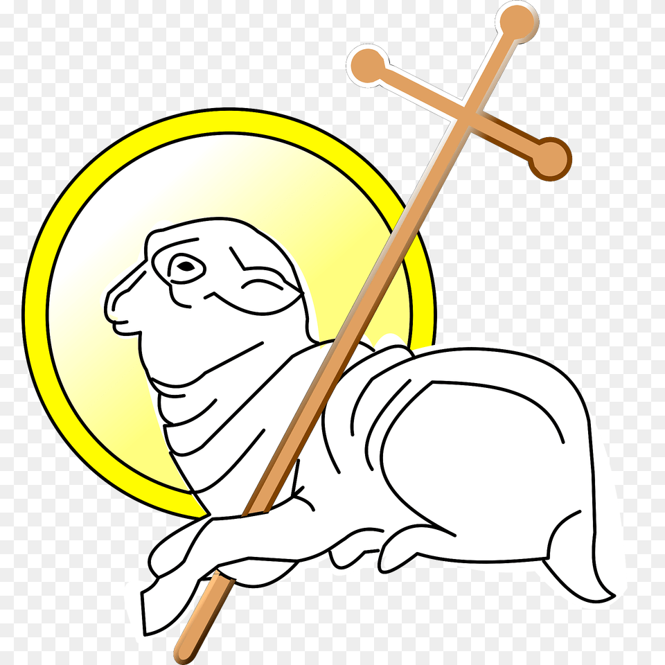 Christianity Lamb Clipart, Cross, Symbol, Baby, Person Free Png Download