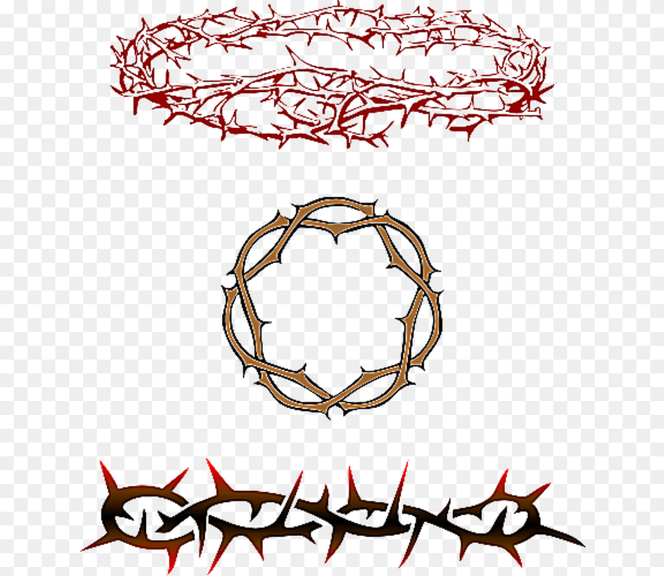 Christianity Symbols Illustrated Glossary Crown Of Thorns Svg, Accessories, Jewelry, Necklace, Bracelet Free Transparent Png