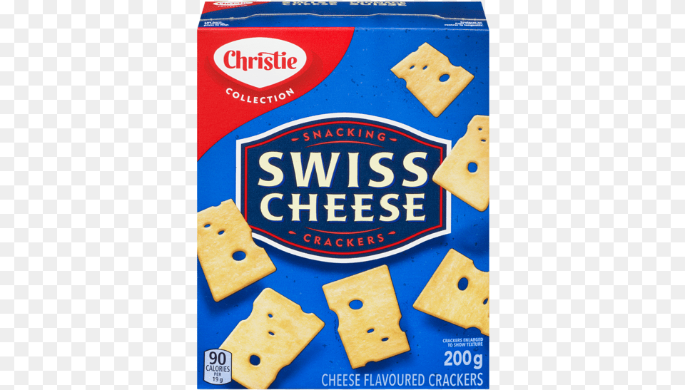 Christie Swiss Cheese Crackers, Bread, Cracker, Food Png Image