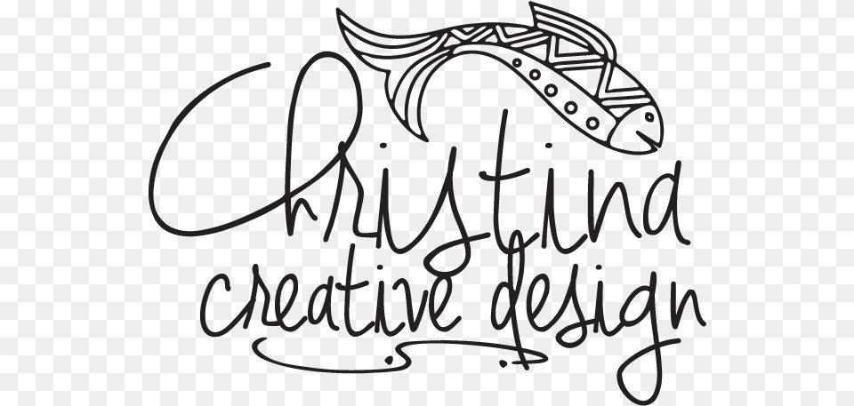 Christina Creative Design Christina Logo Coloring, Handwriting, Text, Calligraphy Png Image