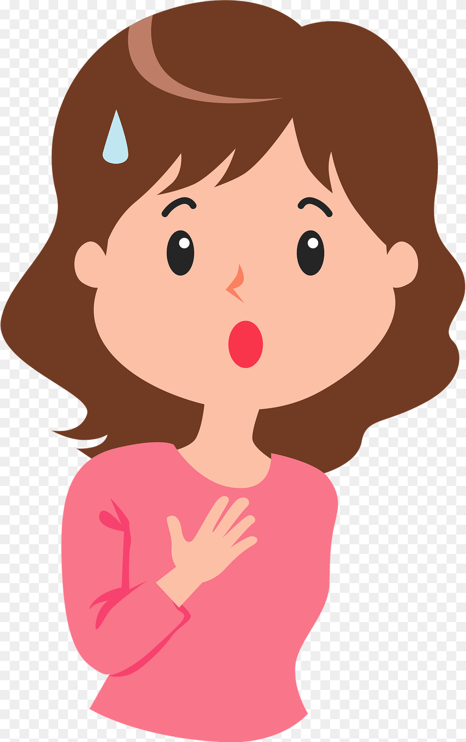 Christine Shocked Woman Clipart, Face, Head, Person, Photography Png Image