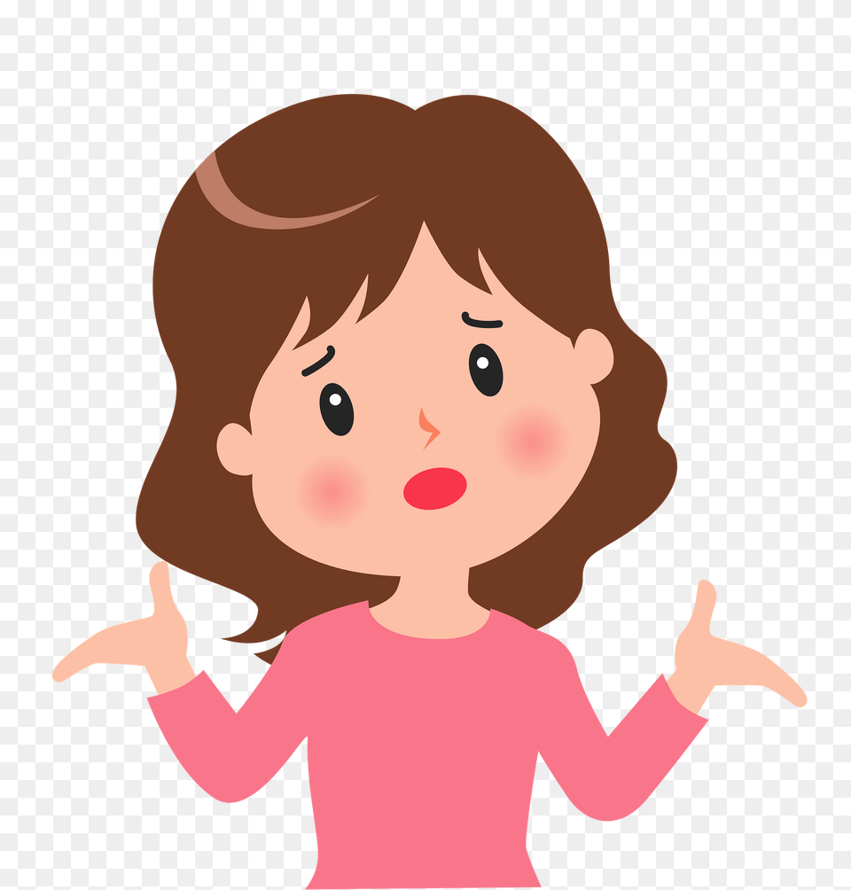 Christine Woman Has No Idea Clipart, Baby, Face, Head, Person Png