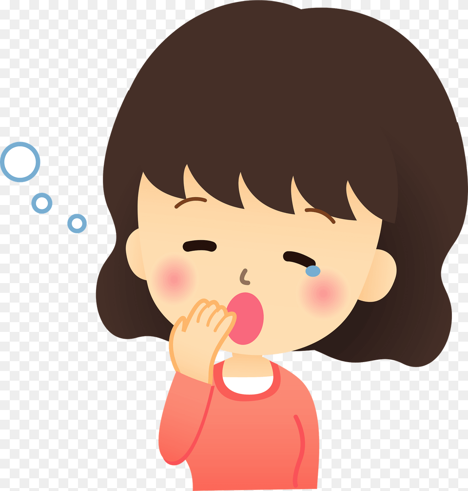Christine Woman Is Yawning Clipart, Baby, Face, Head, Person Free Transparent Png