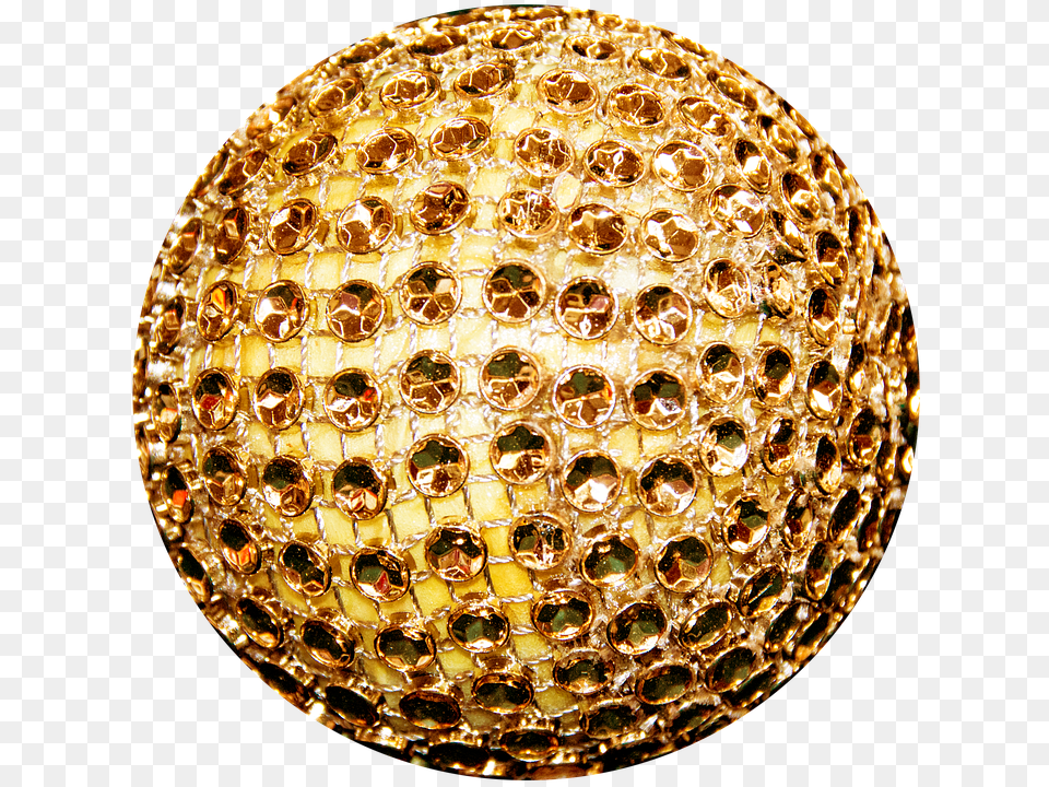 Christmas Sphere, Gold, Lighting Png Image