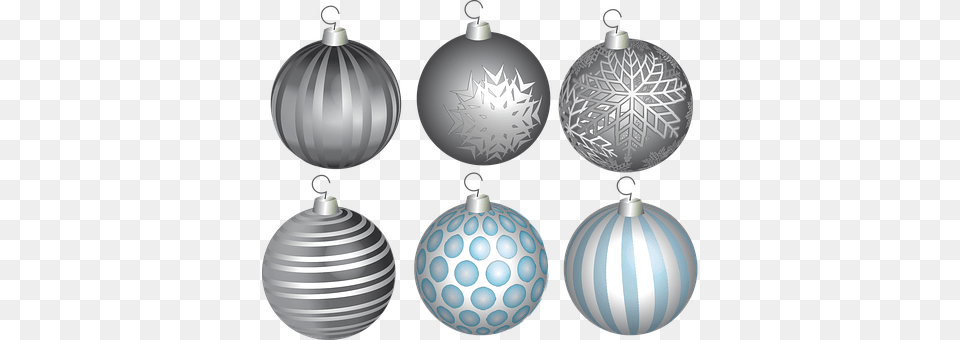 Christmas Accessories, Earring, Jewelry, Silver Png