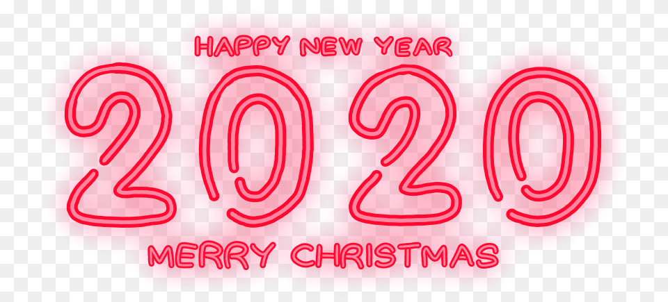 Christmas 2020 Neon Red Newyear Merychristmas Carmine, Text, Food, Ketchup Free Transparent Png