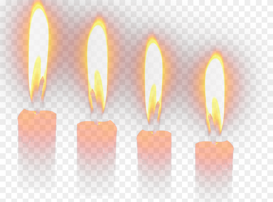 Christmas Candle, Fire, Flame Png