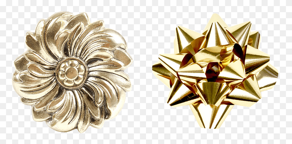 Christmas Accessories, Earring, Jewelry, Gold Png Image