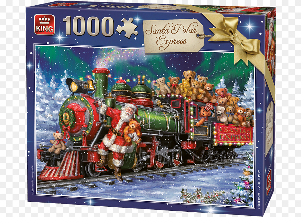 Christmas 300 Piece Puzzles, Railway, Vehicle, Transportation, Locomotive Free Png Download