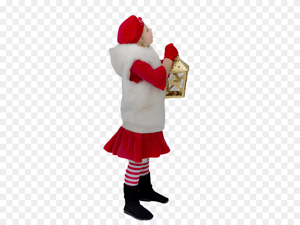 Christmas Child, Person, Glove, Girl Png