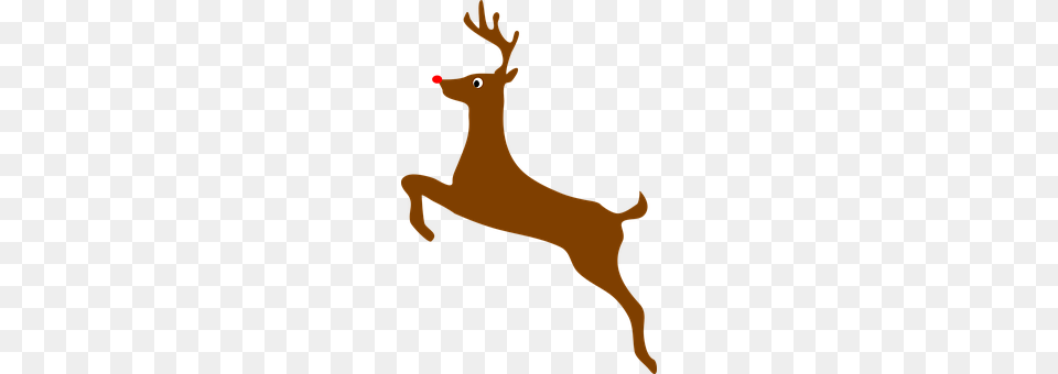 Christmas Animal, Deer, Mammal, Wildlife Png Image