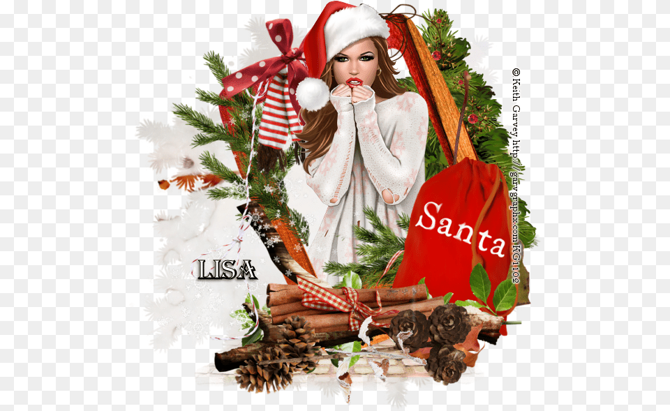 Christmas, Adult, Female, Person, Woman Free Png
