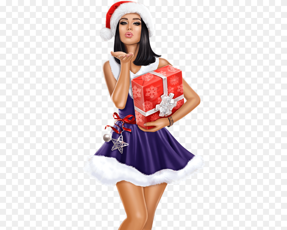 Christmas, Adult, Clothing, Dress, Female Png