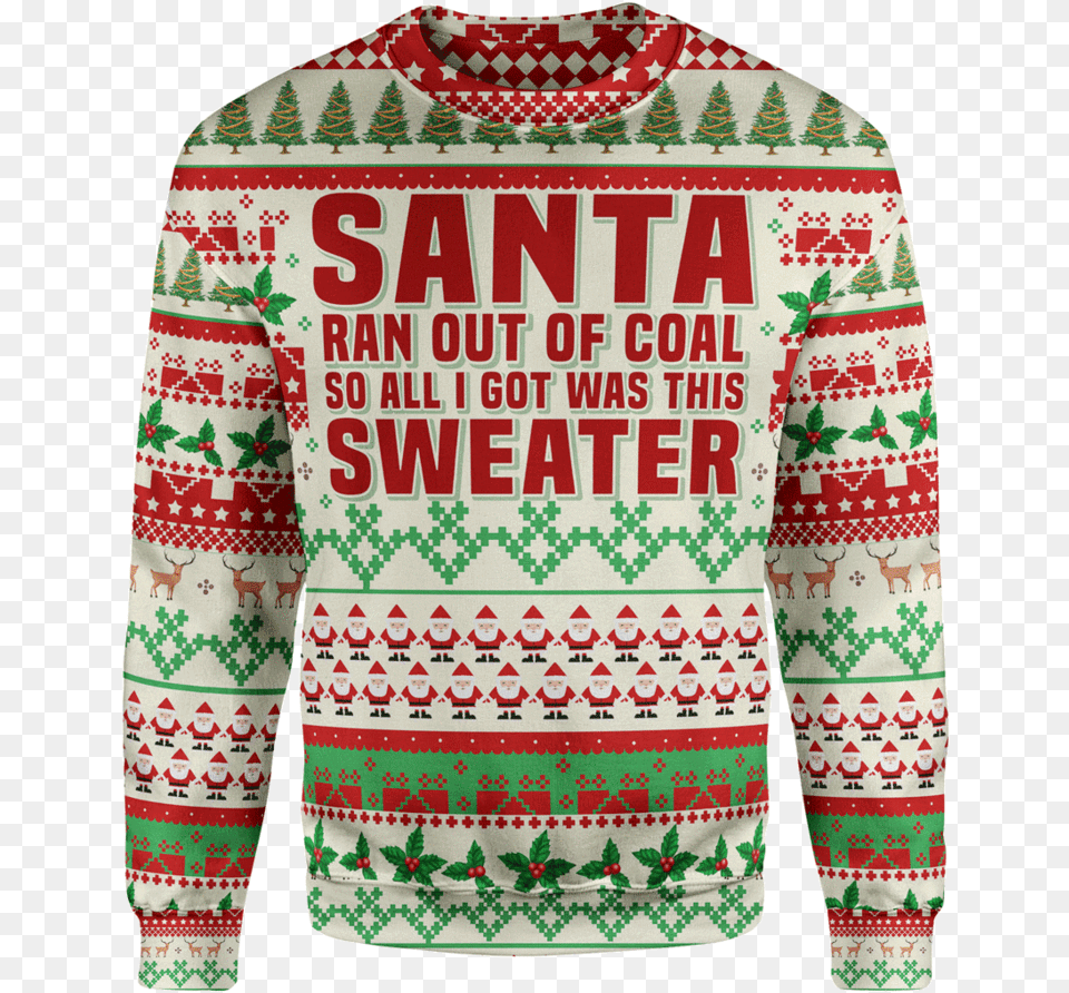 Christmas, Clothing, Knitwear, Sweater, Sweatshirt Png