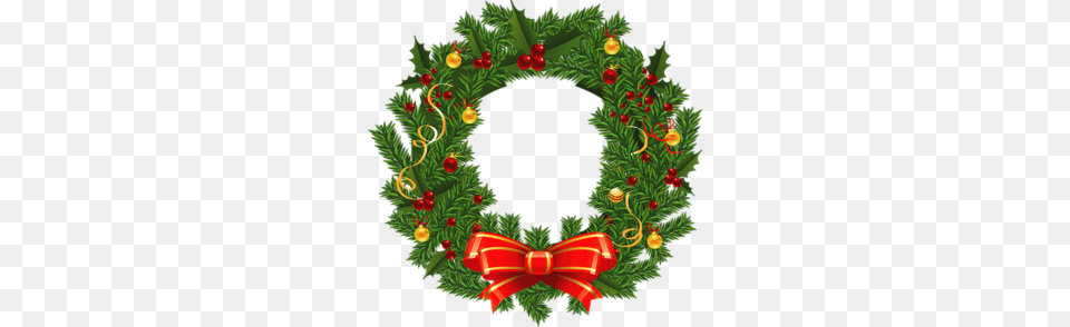 Christmas, Wreath Free Png