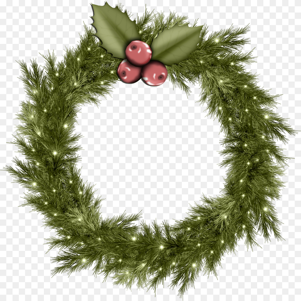 Christmas, Wreath Free Png Download