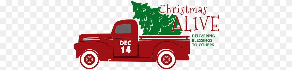 Christmas Alive Waterboyz For Jesus United States Commercial Vehicle, Pickup Truck, Transportation, Truck, Moving Van Free Png