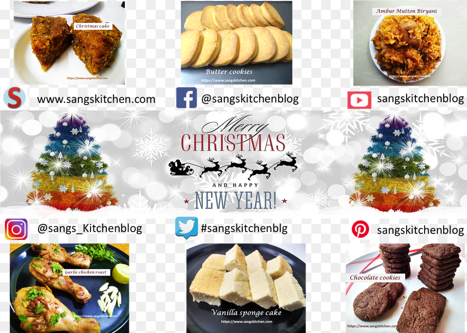 Christmas And New Year Recipes Feature Pastry, Food, Lunch, Meal, Advertisement Free Png Download