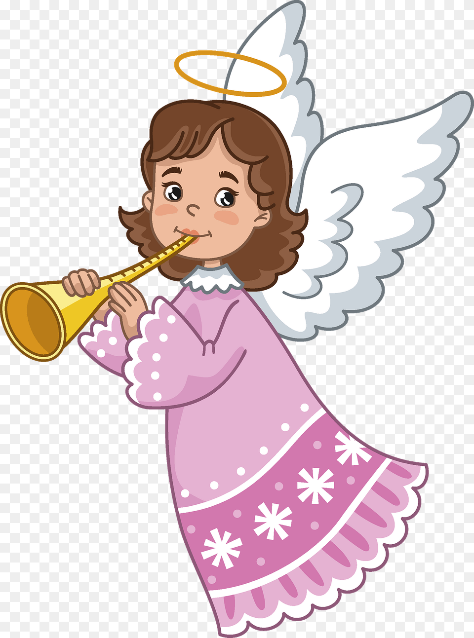 Christmas Angel Clipart, Baby, Person, Face, Head Free Transparent Png