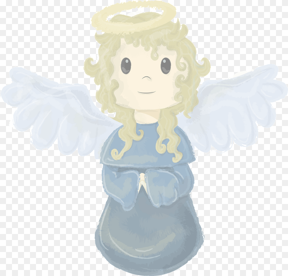 Christmas Angel Clipart, Baby, Person, Face, Head Png
