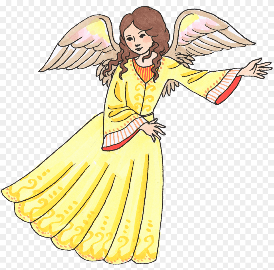 Christmas Angel Clipart, Person, Face, Head Free Transparent Png