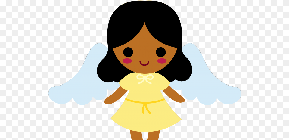 Christmas Angel Clipart Angel Cartoon Transparent Background, Baby, Person, Face, Head Free Png