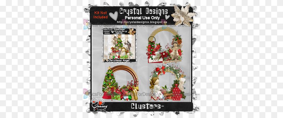 Christmas Angel Cluster Pack Wreath, Christmas Decorations, Festival, Birthday Cake, Cake Free Png