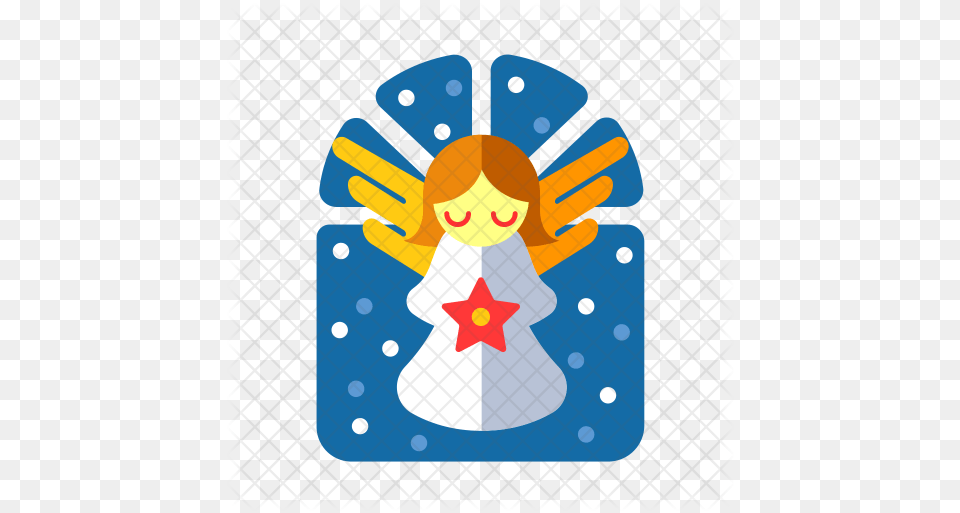 Christmas Angel Icon Happy, Nature, Outdoors, Winter, Snow Png Image