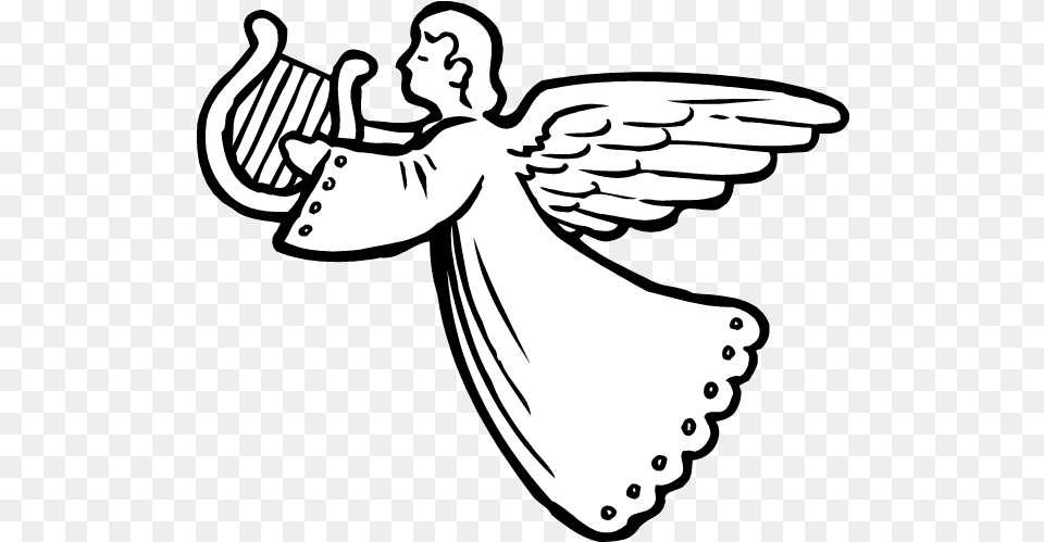 Christmas Angel Images Downloadgif X U2013 Angel Black And White Clipart, Adult, Bride, Female, Person Png