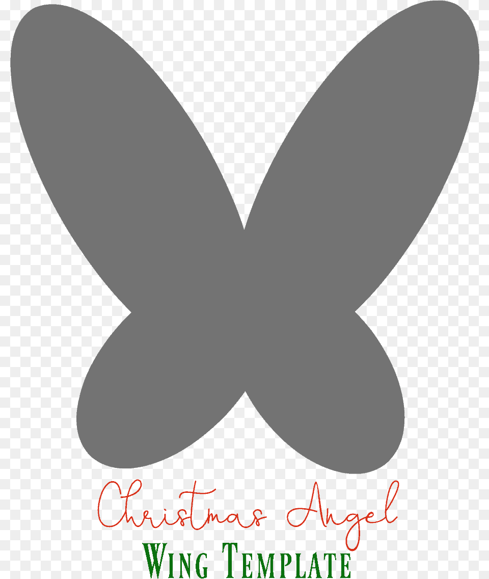 Christmas Angel Once Printed Cut Out And Trace On To Faster Inside Free Png Download