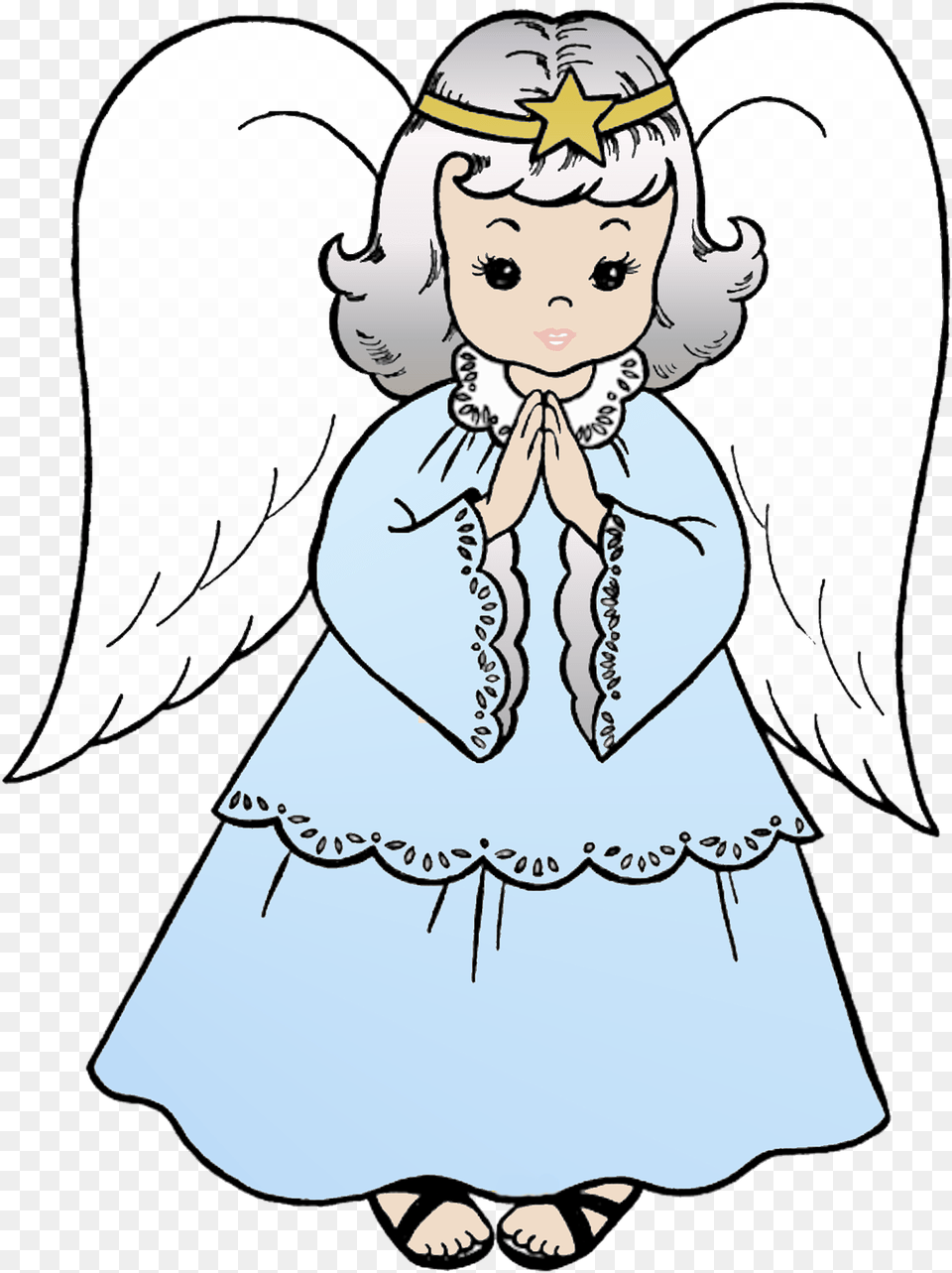 Christmas Angel Wallpapers Cartoon Angel Drawings For Kids, Person, Face, Head Png
