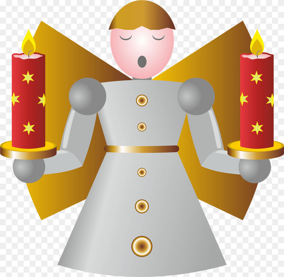 Christmas Angel With Advent Candles Clipart Christmas Day, People, Person, Candle Free Png Download