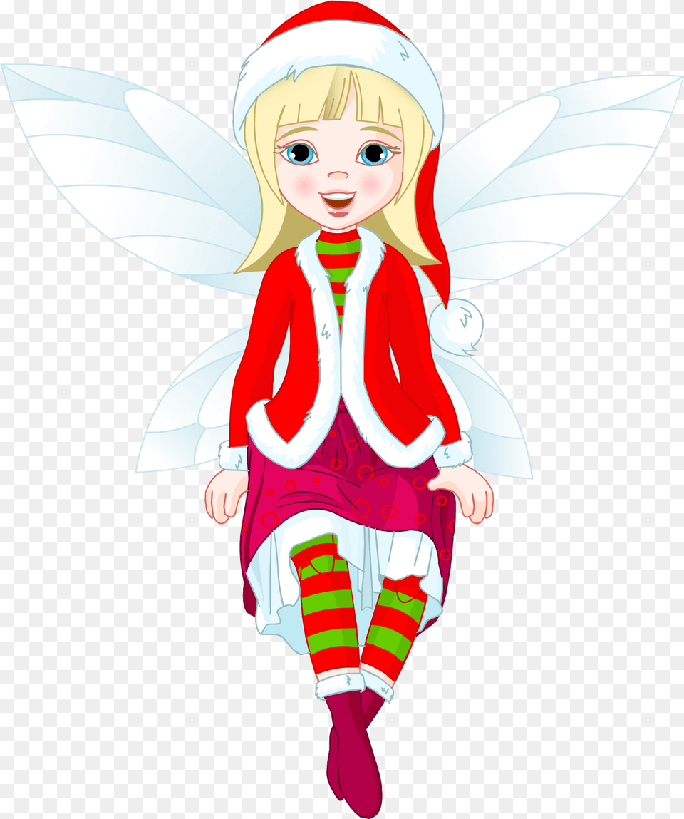 Christmas Angels Christmas Fairy Clipart, Elf, Baby, Person, Face Free Transparent Png