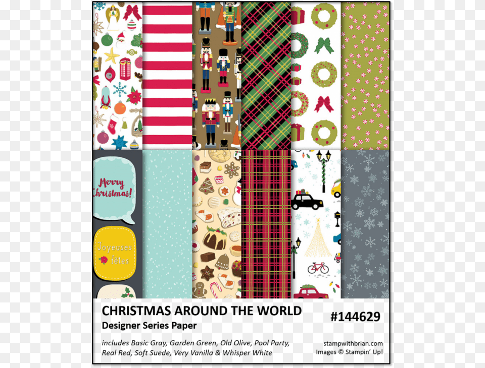 Christmas Around The World Stampin Stampin Up, Pattern, Home Decor, Person, Car Free Png Download