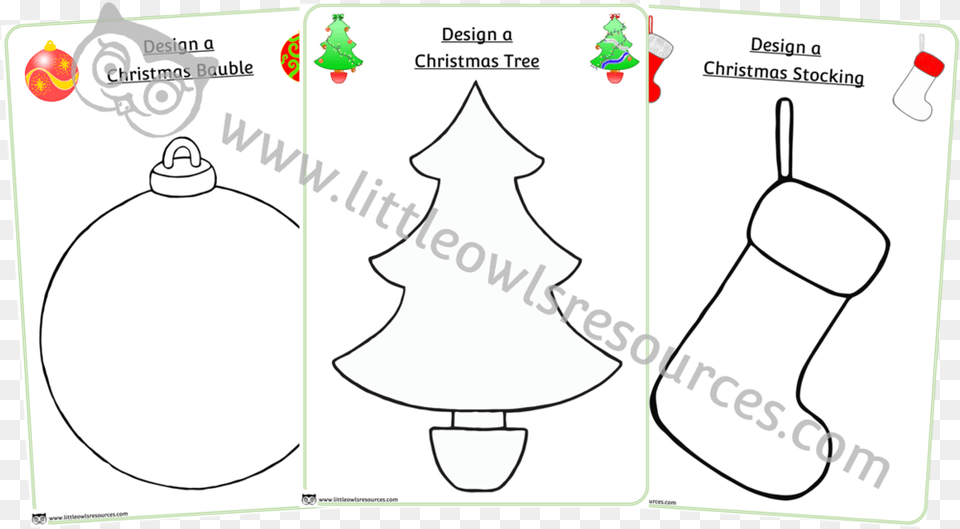 Christmas Art Design Sheets Christmas Tree, Christmas Decorations, Festival, Baby, Person Free Png Download