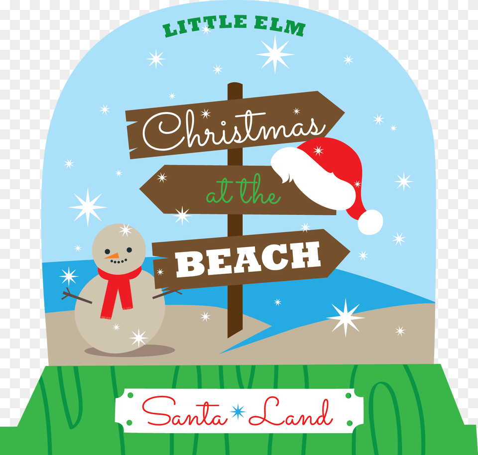 Christmas At The Beach Christmas At The Beach, Advertisement, Poster, Outdoors, Nature Free Png