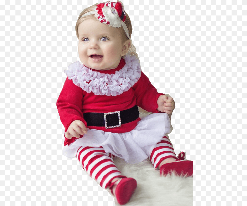 Christmas Baby Girl, Face, Head, Person, Photography Free Png Download