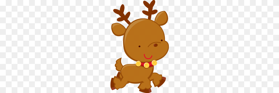 Christmas Baby Reindeer Clip Art Clip Art, Toy, Plush, Person Free Transparent Png