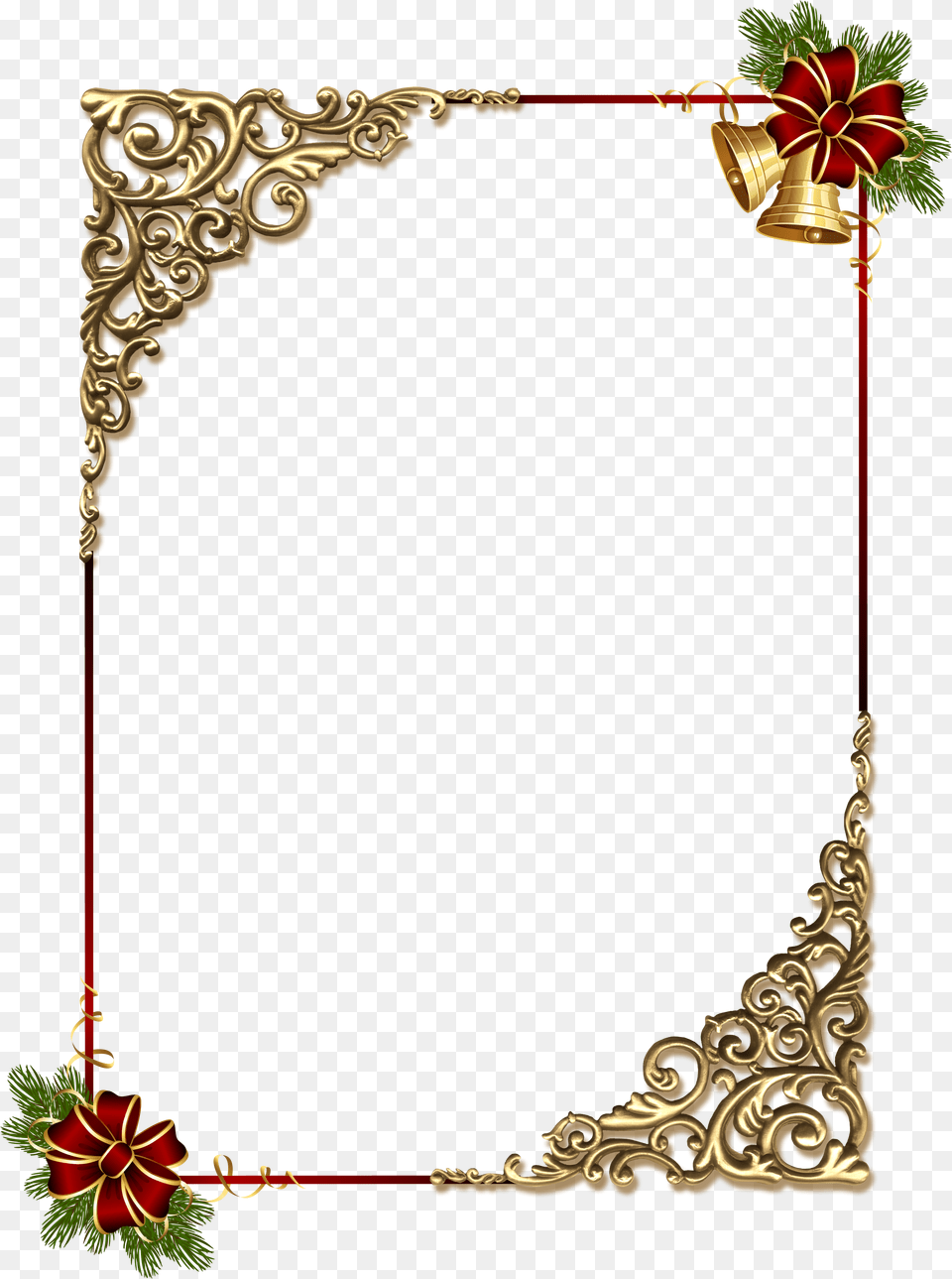 Christmas Background Frame, Bronze, Art, Floral Design, Graphics Png