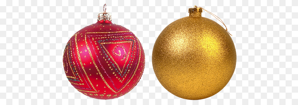Christmas Ball Accessories, Ornament, Gold Free Png