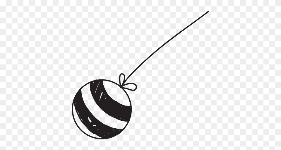 Christmas Ball Hand Drawn Icon, Smoke Pipe, Weapon Png