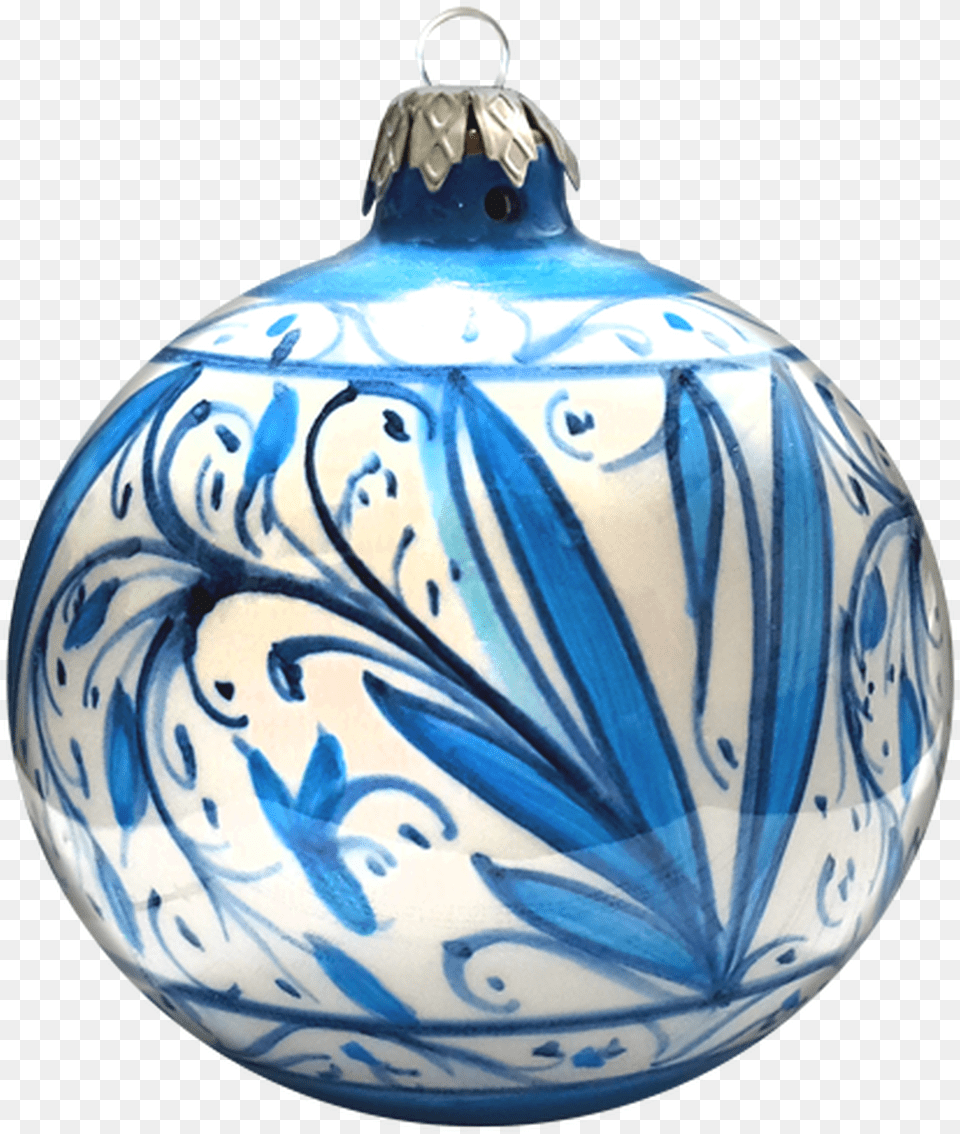 Christmas Ball Light Blue M Ceramic, Art, Porcelain, Pottery, Jar Png Image