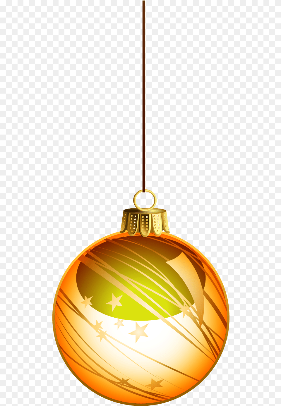 Christmas Ball Orange Christmas Ball Decor, Lighting, Lamp, Chandelier, Gold Png Image