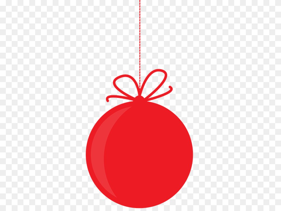 Christmas Ball Red, Accessories, Ornament Png Image