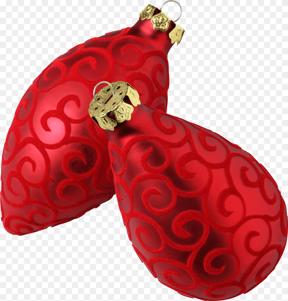 Christmas Ball Red For Tree Image, Accessories, Earring, Jewelry, Food Free Png