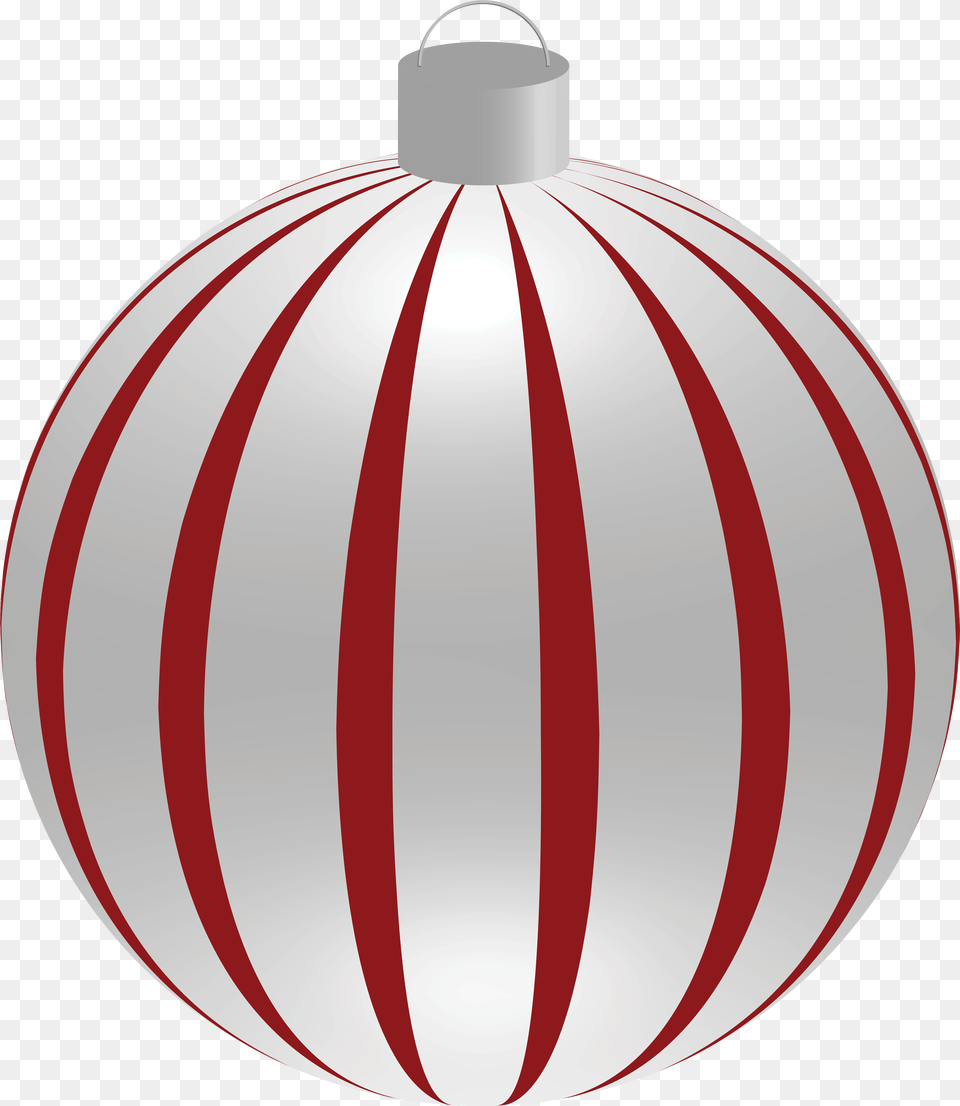 Christmas Ball Striped Christmas With Striped Striped Ball, Lamp, Lighting, Sphere, Lampshade Png Image