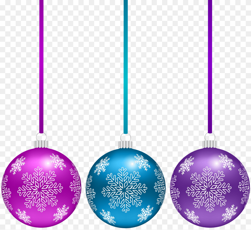 Christmas Ball With Snowflakes Set Clip Gallery Free Png