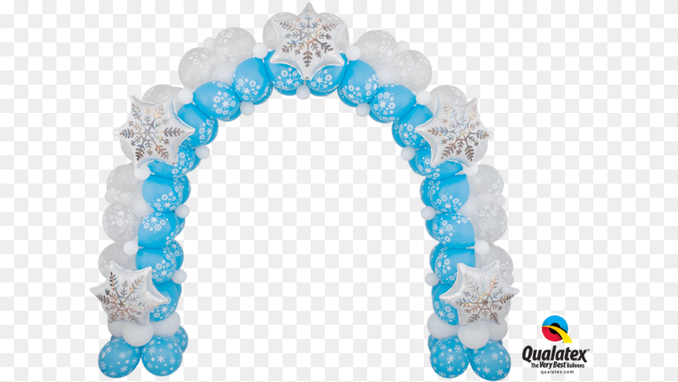 Christmas Balloon Giant Frosty Snowflakes, Arch, Architecture, Accessories, Birthday Cake Free Png